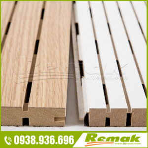 Gỗ tiêu âm soi rãnh Remak® Wooden Acoustic Linear