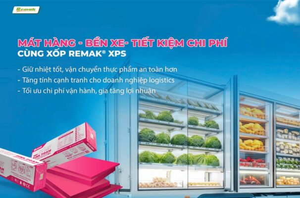 xốp cách nhiệt xps Remak® cải tạo thùng xe đông lạnh
