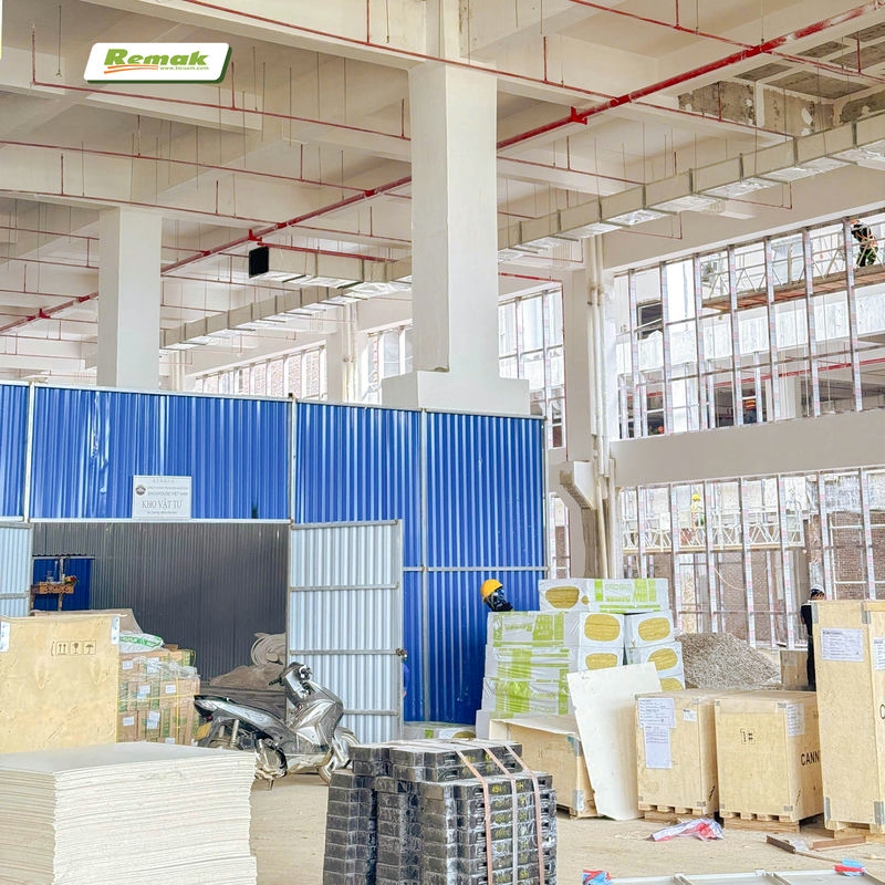 Bông khoáng chống cháy Remak đảm bảo an toàn cho công trình