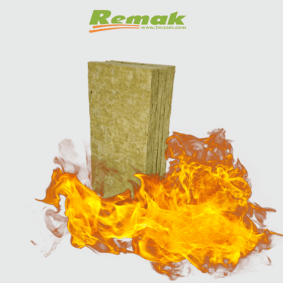 Bông Khoáng Remak® Rock Wool nổi bật với khả năng chống cháy cực tốt